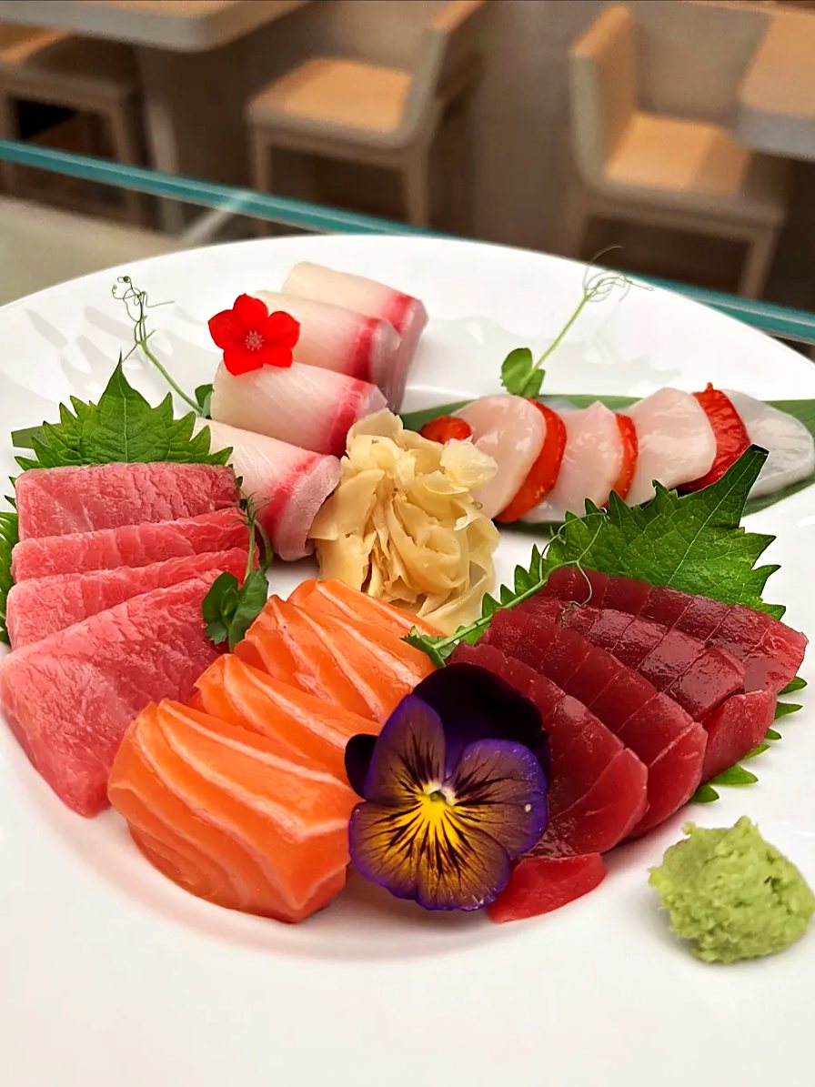 Assortiment de sashimis